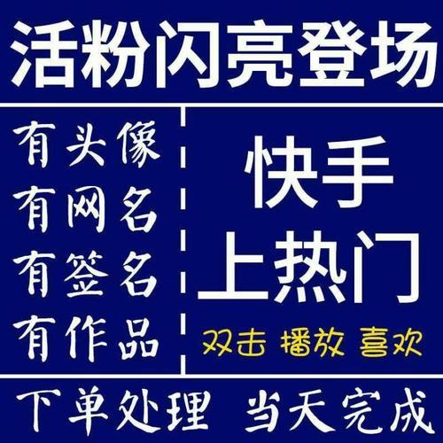 告别零互动,快手真人刷粉网站让你人气飙升