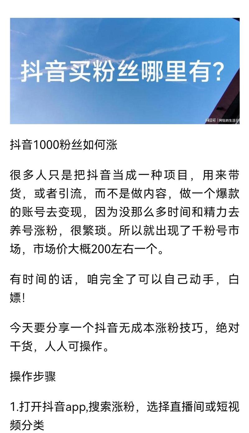 **揭秘抖音增粉秘籍,破千粉不再是梦!**